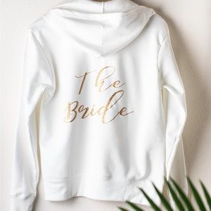 Wedding Zip Up - Bride Hoodie